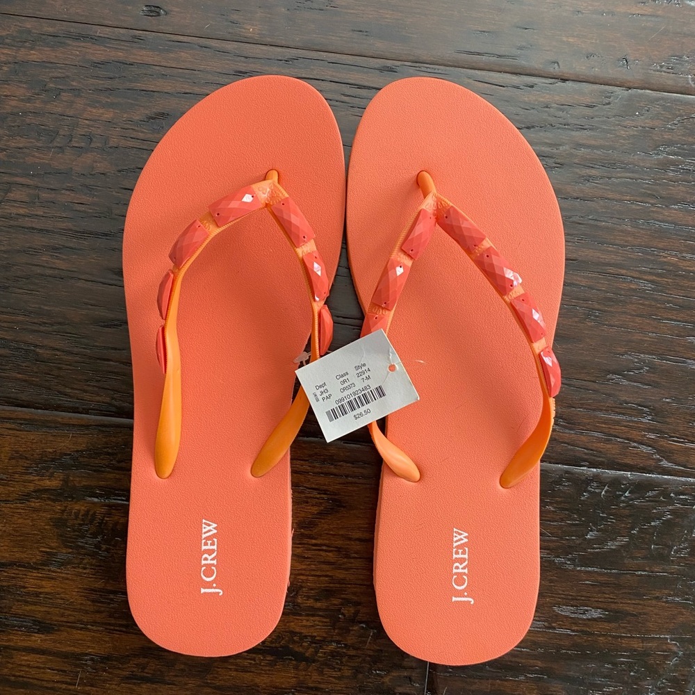 Women’s J. Crew Flips Flops NWT
